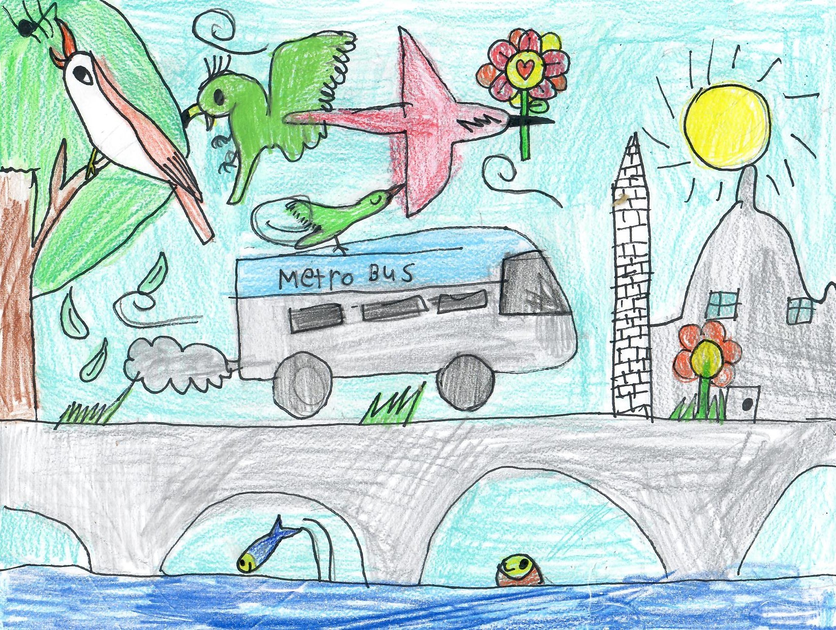 Aria Leewoo Kwon - Taking the bus makes nature happy