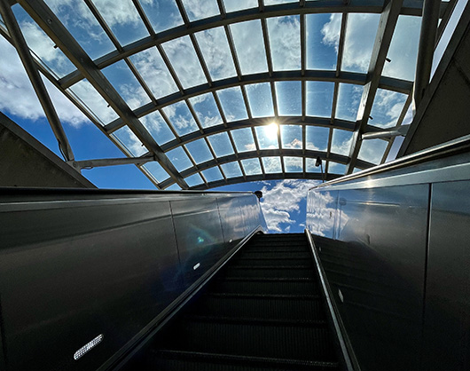 Canopy at Brookland Station, completed, completed March 2019