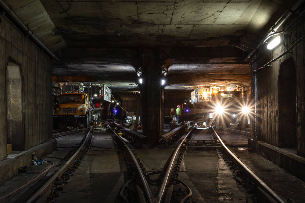 Added extra insulation to the third rail power cables to ensure safe and efficient operation.