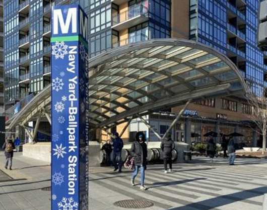 Canopy at Navy Yard-Ballpark Station