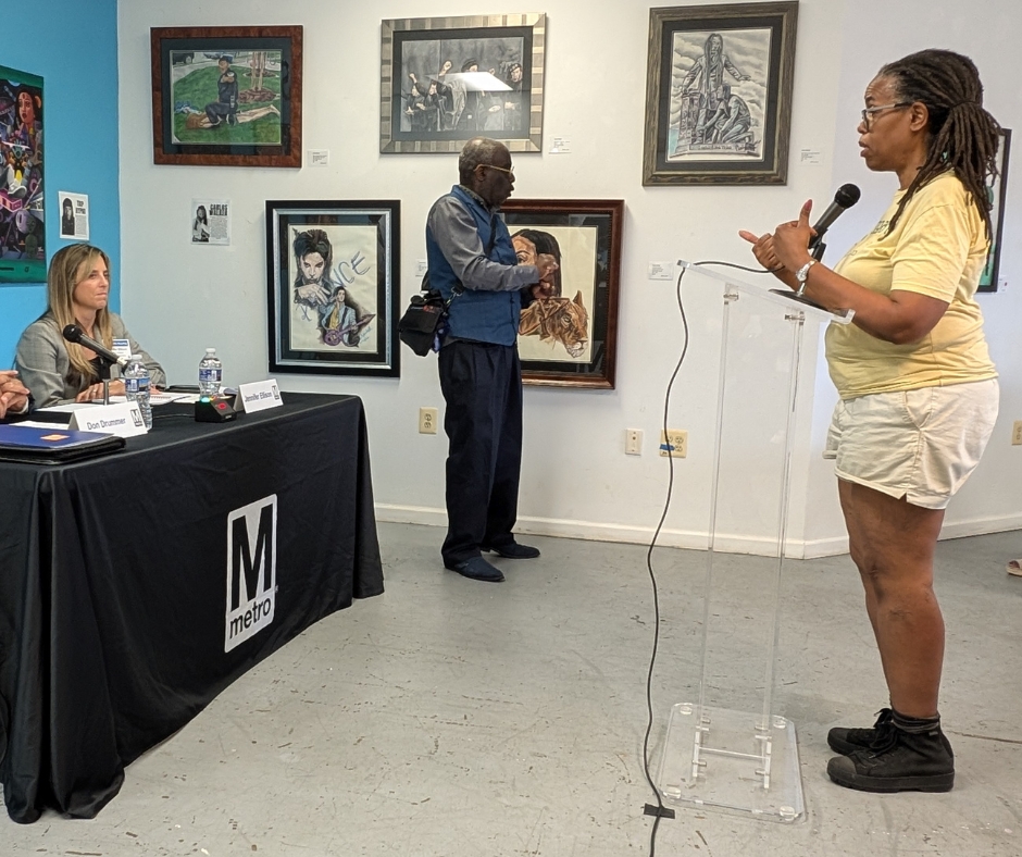 Each of our three Discovery Day events included a formal Public Hearing where attendees could provide oral testimony.