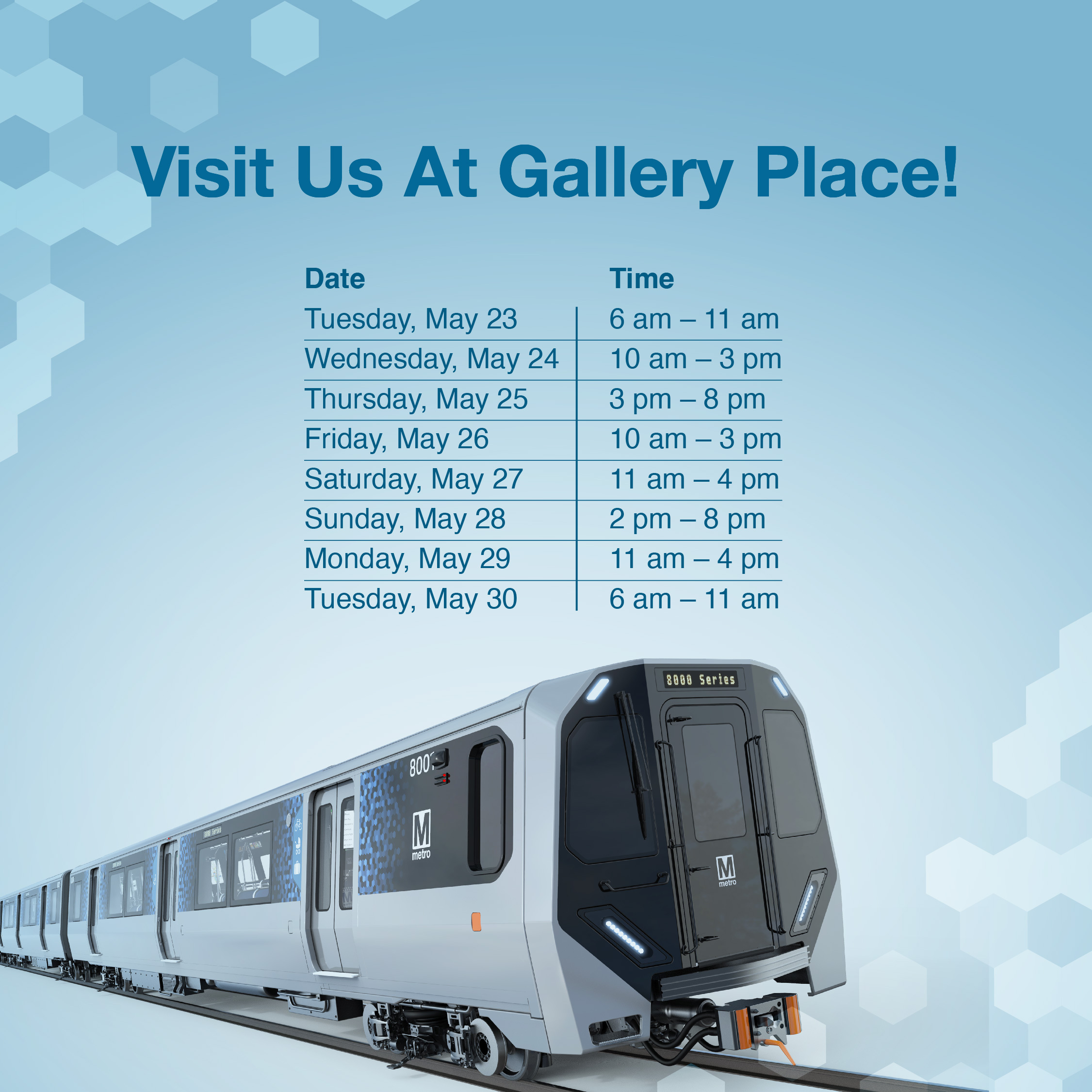 Fleet of Future schedule