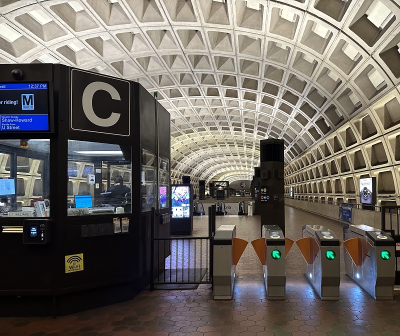 Metro has begun introducing lettered pathways at key decision points outside and inside stations.