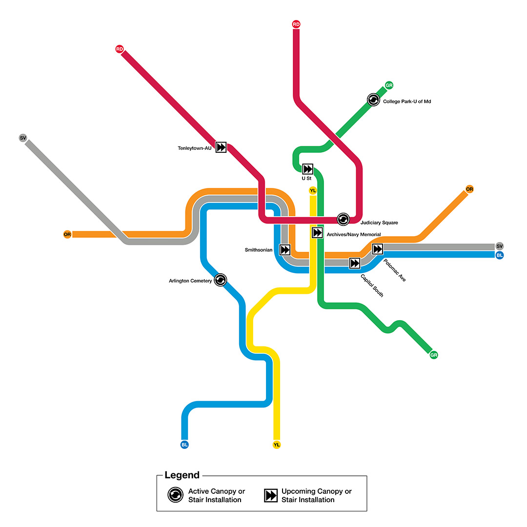 Canopy and Stairway Installation