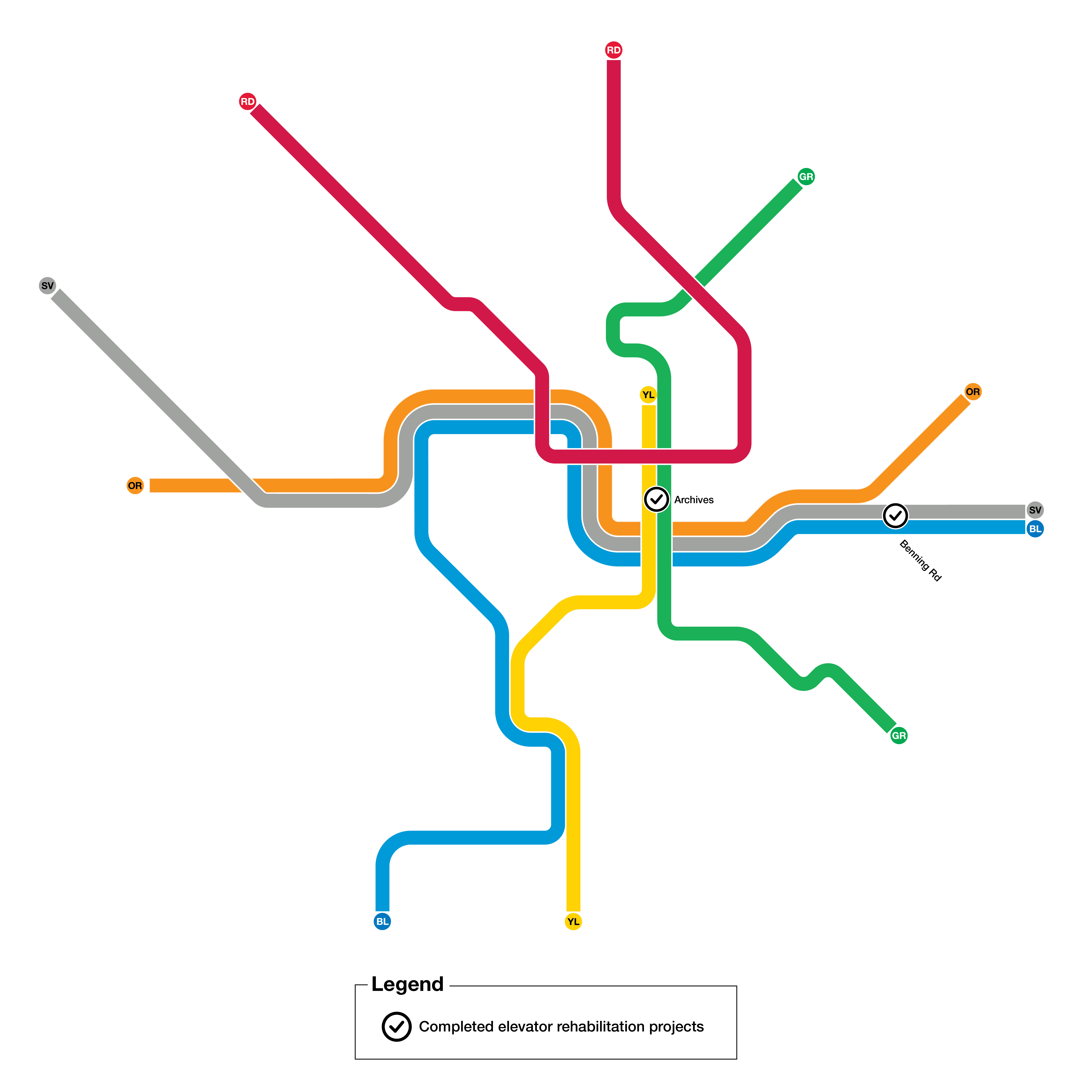Elevator Modernization map