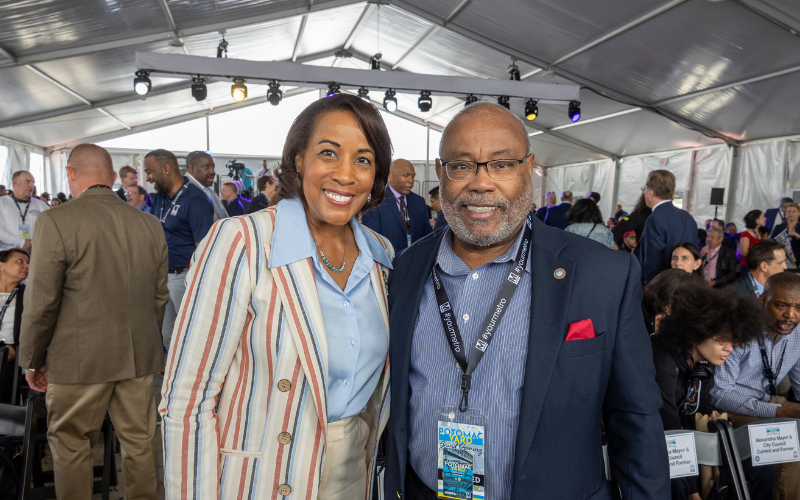 Metro and officials with the City of Alexandria joined by federal, state and local leaders for the Grand Opening Celebration of the Potomac Yard-VT Station on May 19, 2023.