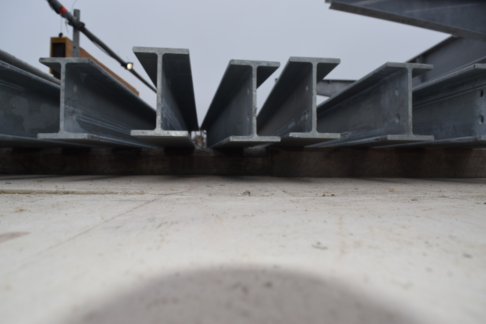 Steel beams at Rockville Station