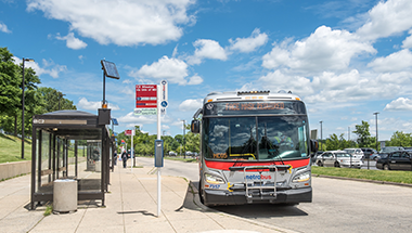 Metrobus at Greenbelt Station