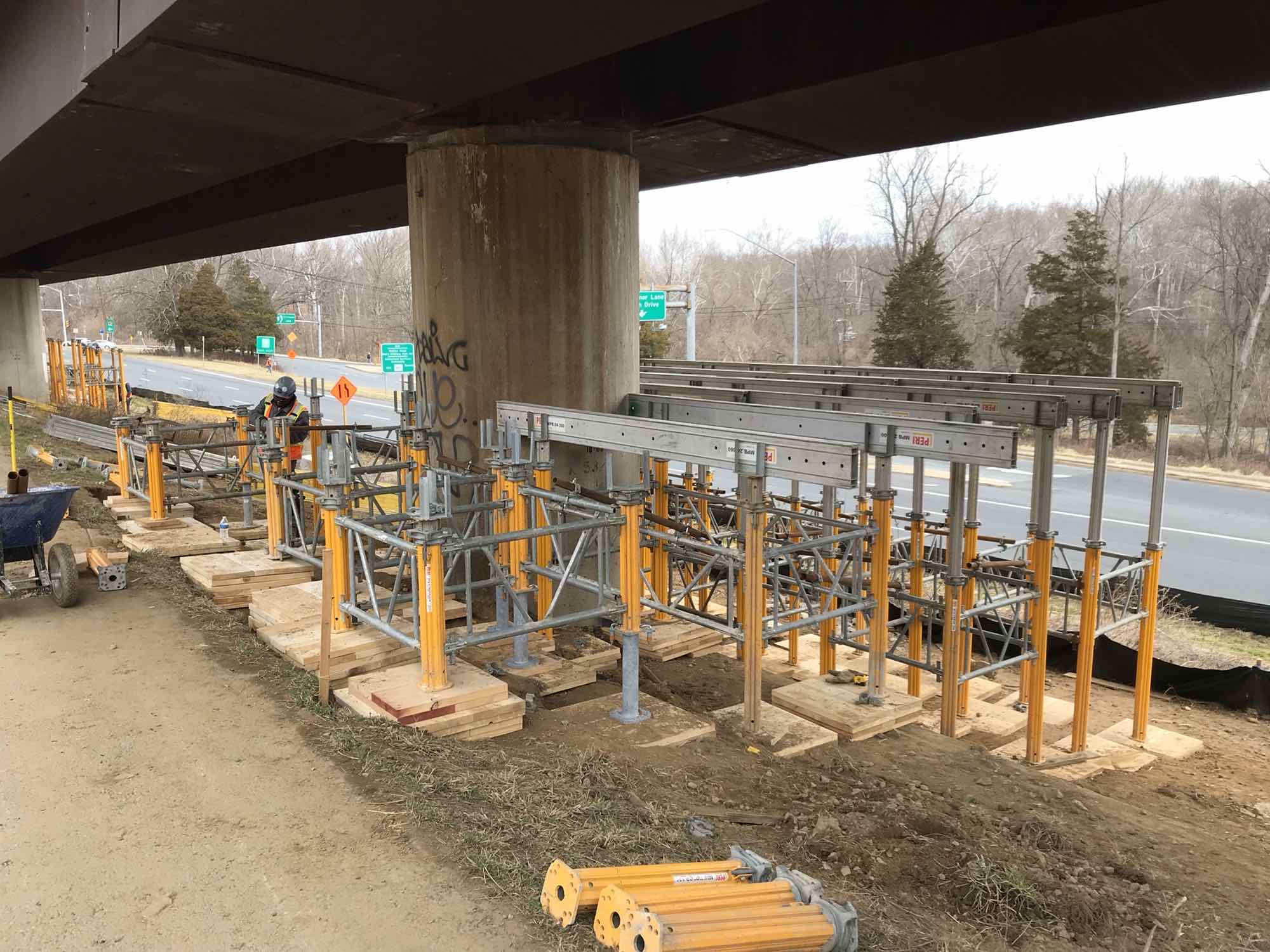 Grosvenor-Strathmore Aerial Structure Construction