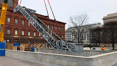 Escalator Construction at Judiciary Square Station