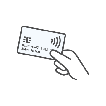 Tap. Ride. Go. - Tap your preferred card to ride.