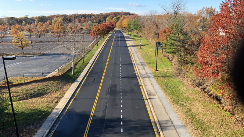 Park & Ride entrance at Greenbelt Metro Station