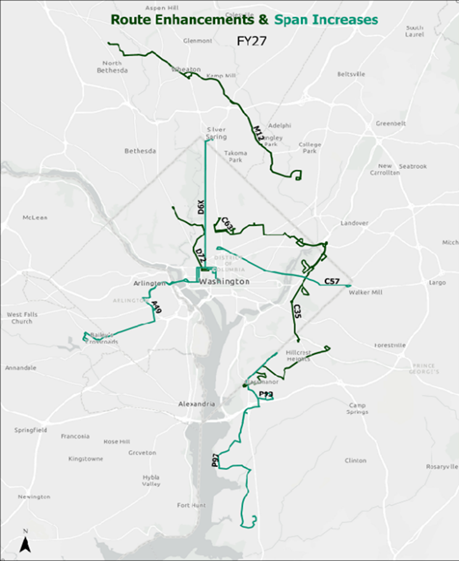 New Route/Service Proposals