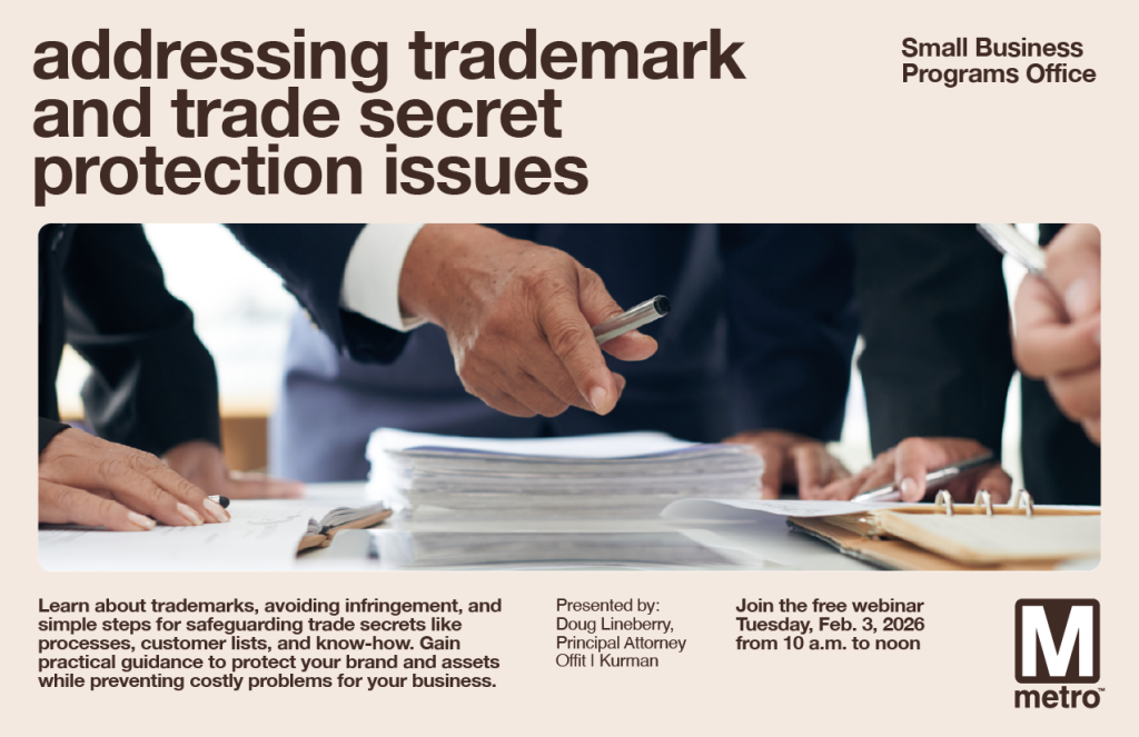 Trademark and Trade Secret Protection Issues Every Small Business Should Address